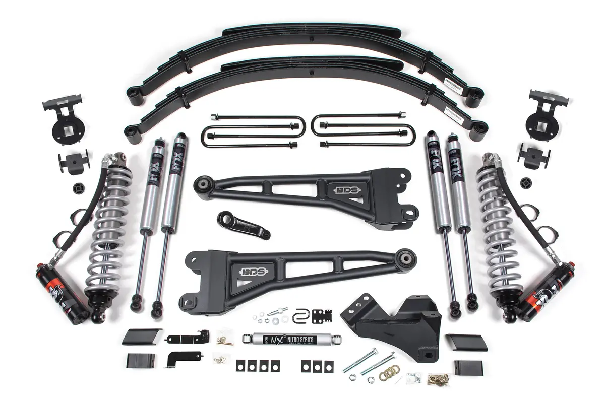 2017-2019 Ford F250-F350 4Wd 4In. Radius Arm Suspension Lift Kit 1