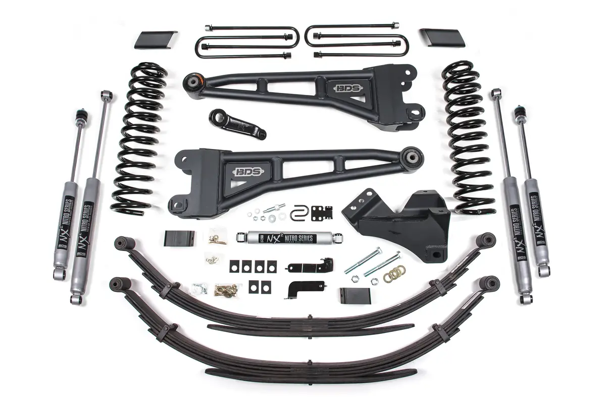2017-2019 Ford F250-F350 4In. Radius Arm Suspension System   - Diesel Engine 1