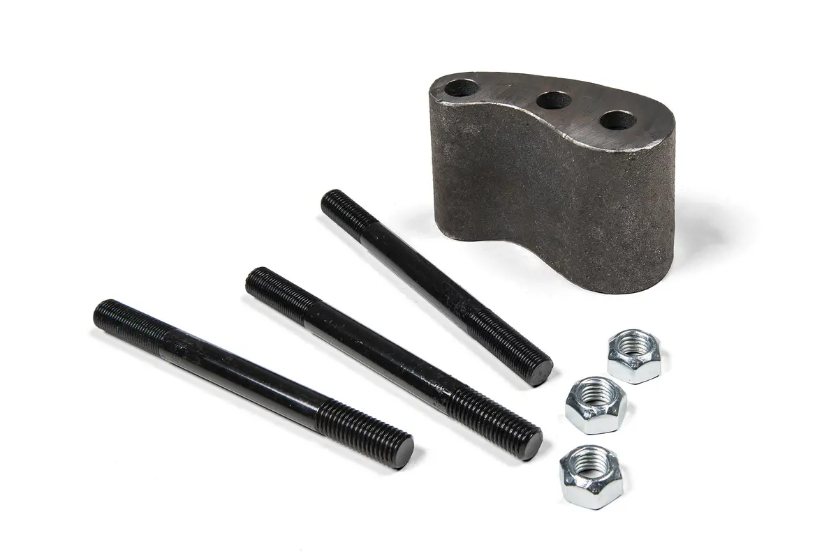3In Steering Block  With Studs& Nuts- Dana44 1