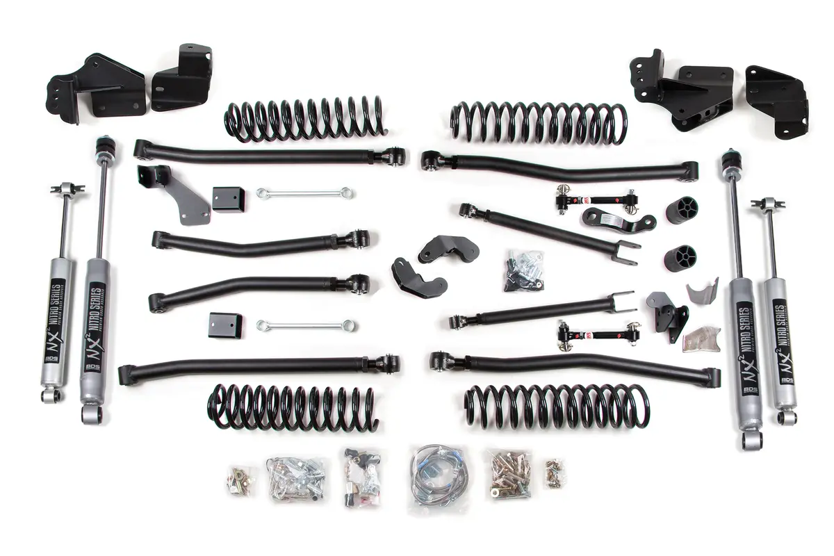 2007-2013 Jeep Wrangler (Jk) 4Dr 4.5In. Long Arm Kit 1