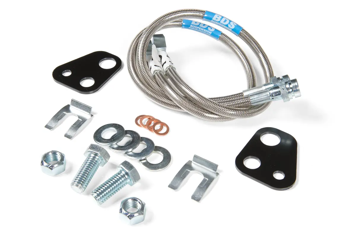 06-16 Dodge 1500 Front Stainless Brakeline 1
