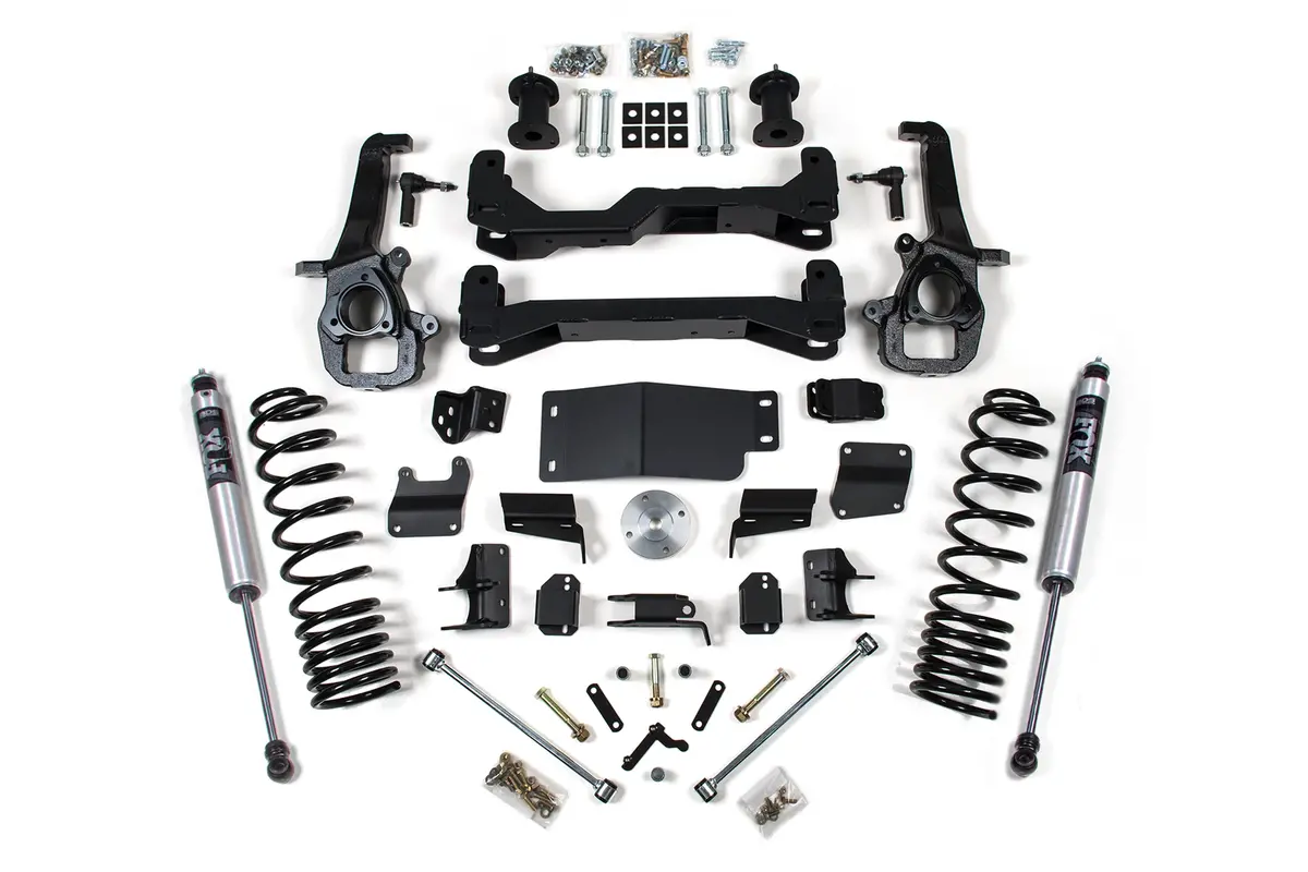 2019-2022 Ram 1500 4Wd 4In. Front Shocks| 3In. Rear Block - Fox 1