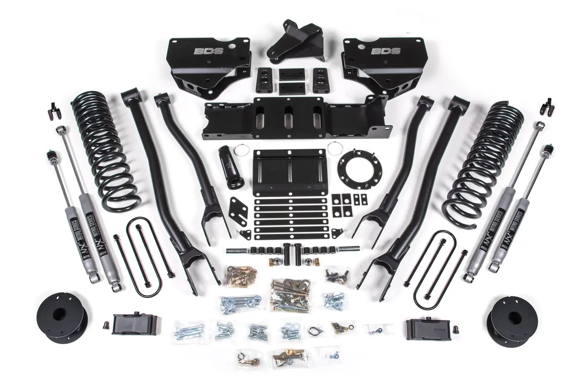 2019-2022 Ram 3500 4In. 4-Link Diesel Engine -  With Oe Air Bags 1