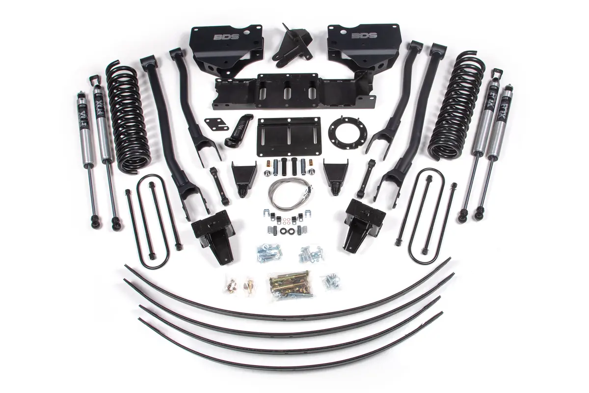 2019-2022 Ram 3500 8In. 4-Link Diesel - Add-A-Leaf 5In. Block  With Overload 1