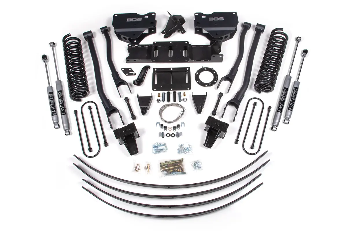 2019-2022 Ram 3500 8In. 4-Link Diesel - Add-A-Leaf 5In. Block  Without Overload 1