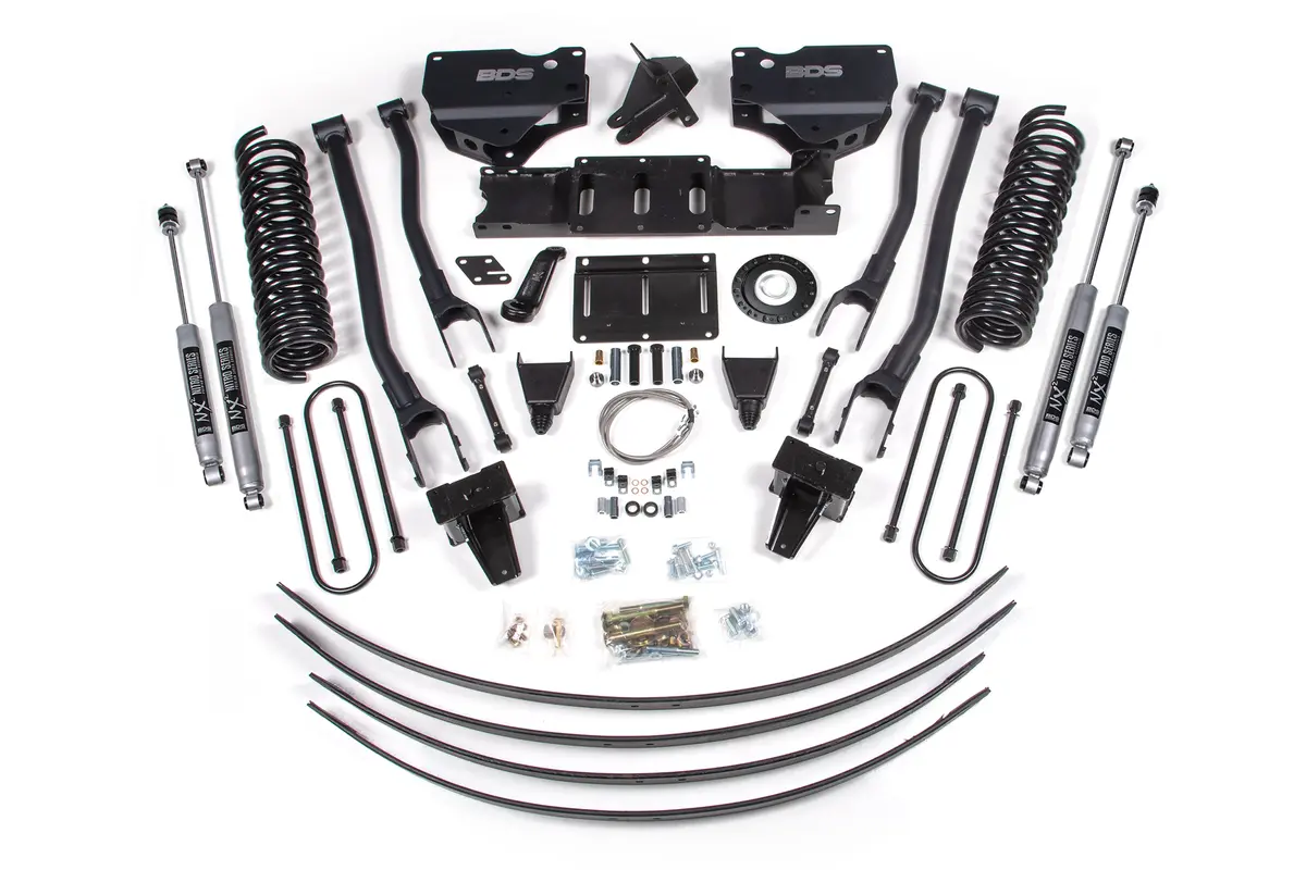 2019-2022 Ram 3500 8In. 4-Link Diesel - Add-A-Leaf 5In. Block  Without Overload 1