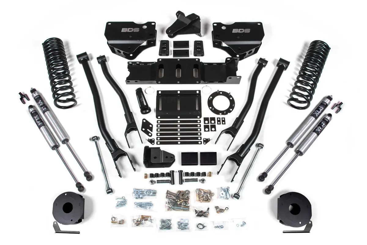2019-2022 Ram 2500 6In. 4-Link Diesel Engine - Oem Air Suspension 1