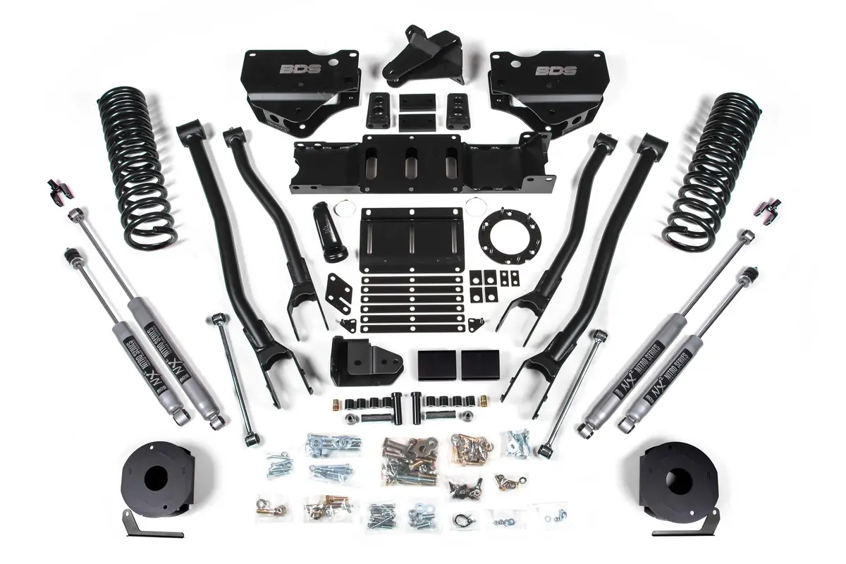 2019-2022 Ram 2500 6In. 4-Link Diesel Engine Air Ride - Nx2 Shocks 1