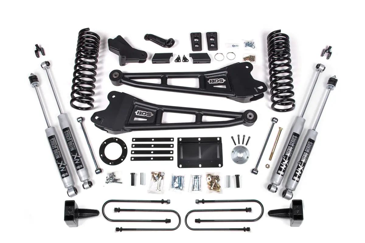 2013-2018 Ram 3500 4Wd| 6In. Radius Arm Lift Kit| Diesel With Oem Air Suspension 1