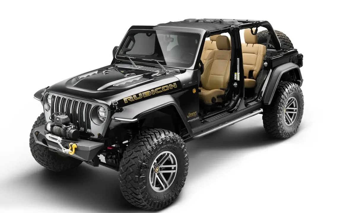 Trail Armor Rocker Panel Black, Incl. Side Panels/Sill Plate Cover, Pair 1