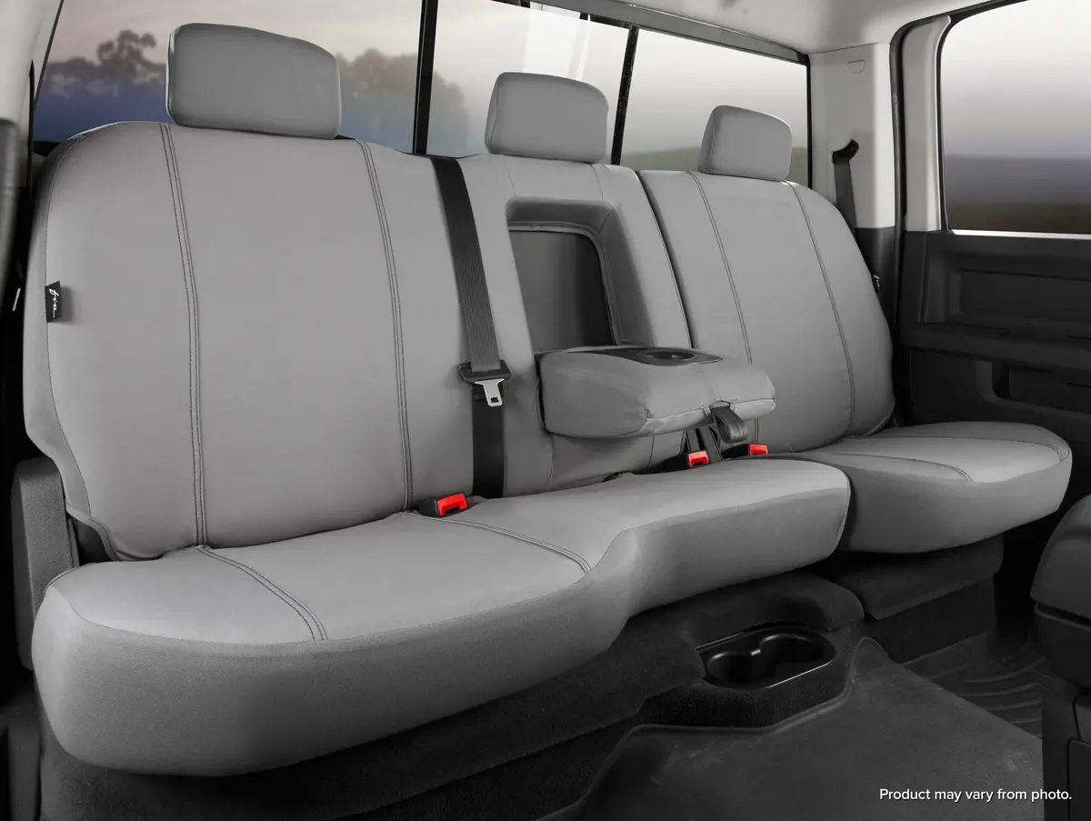 Sp80 Series - Seat Protector Polyester Custom Fit Rear Seat Cover - Gray 1