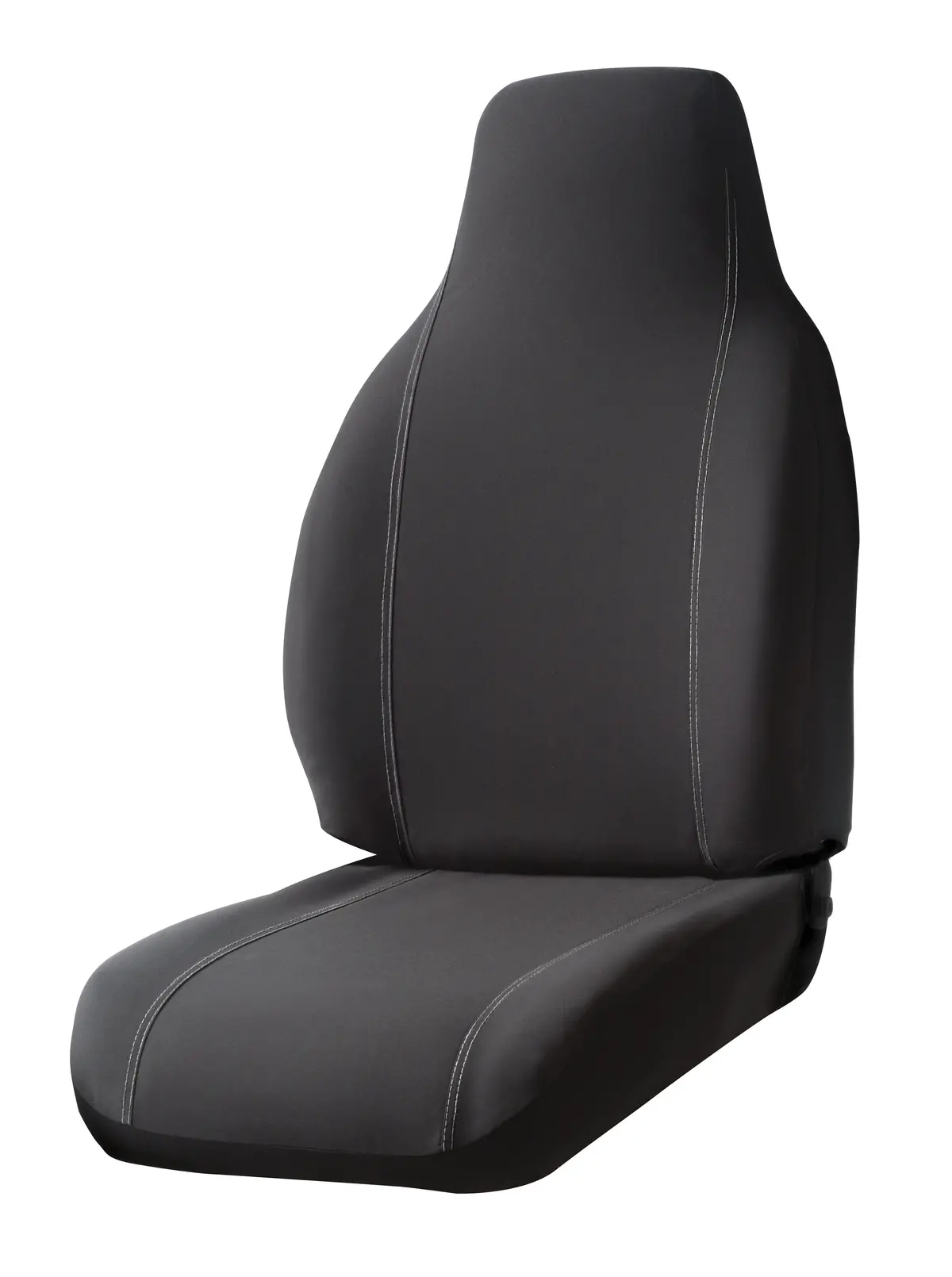 Sp80 Series-Seat Protector Poly-Cotton Universal Fit Front Seat Cover-Black 1