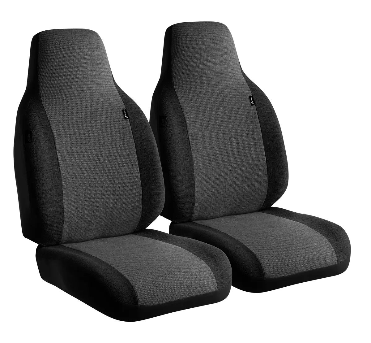 Oe30 Series - Oe Tweed Car Semi-Custom Fit Front Seat Cover- Charcoal 1
