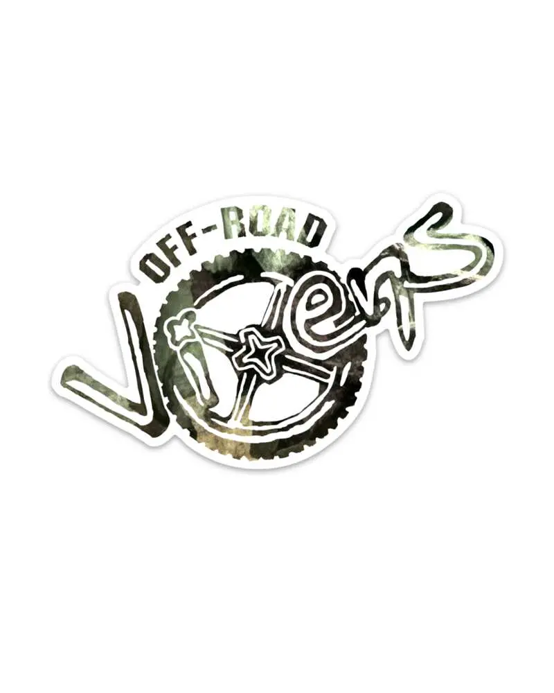 Camo Logo Printed Decal 5" X 3" 1