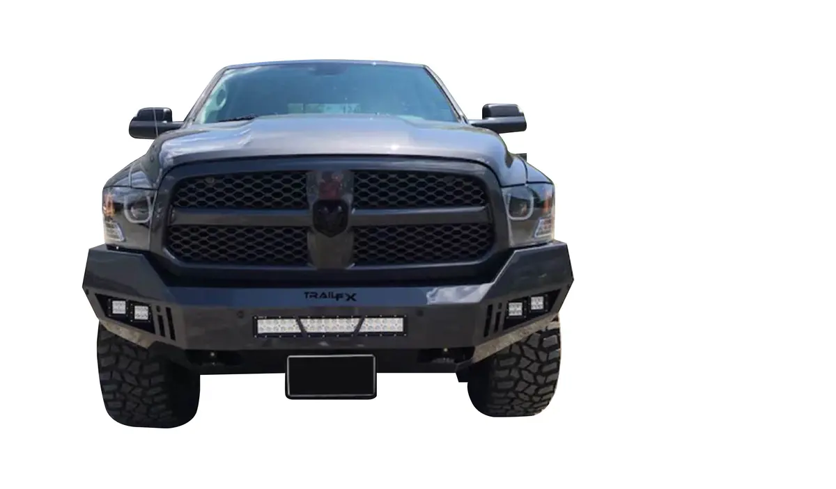 1 Pc Direct Fit W/O Grille Guard W/O Win Mnt W/O D-Ring Black Titn Pwd Ctd Steel 1