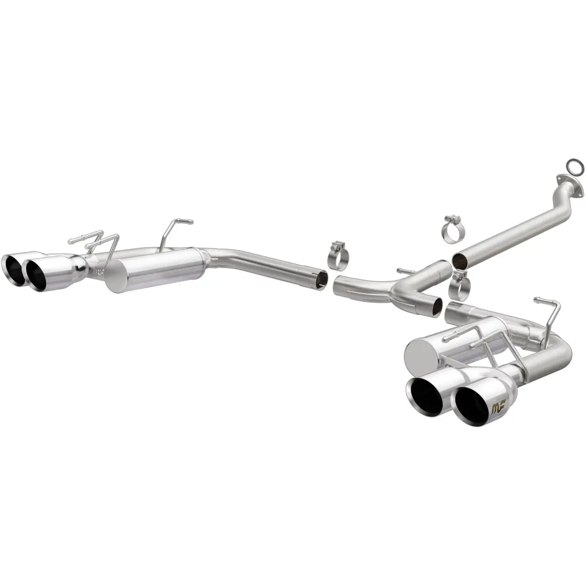 Street Series Stainless Cat-Back System 1