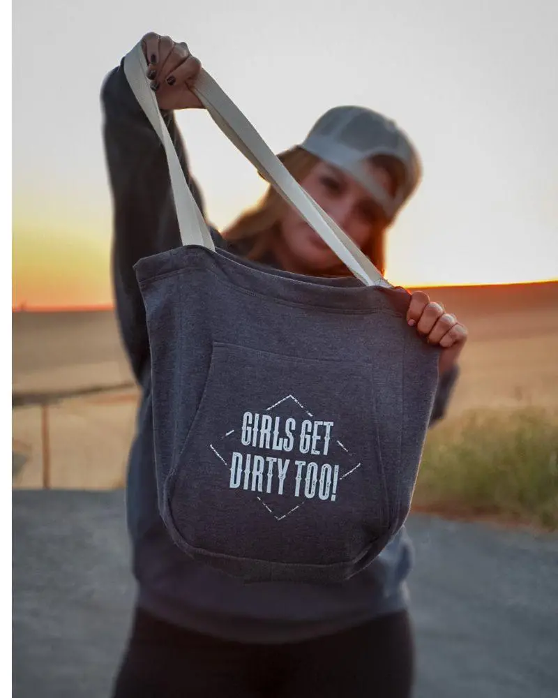 Dirt Roads Fleece Tote Bag 1