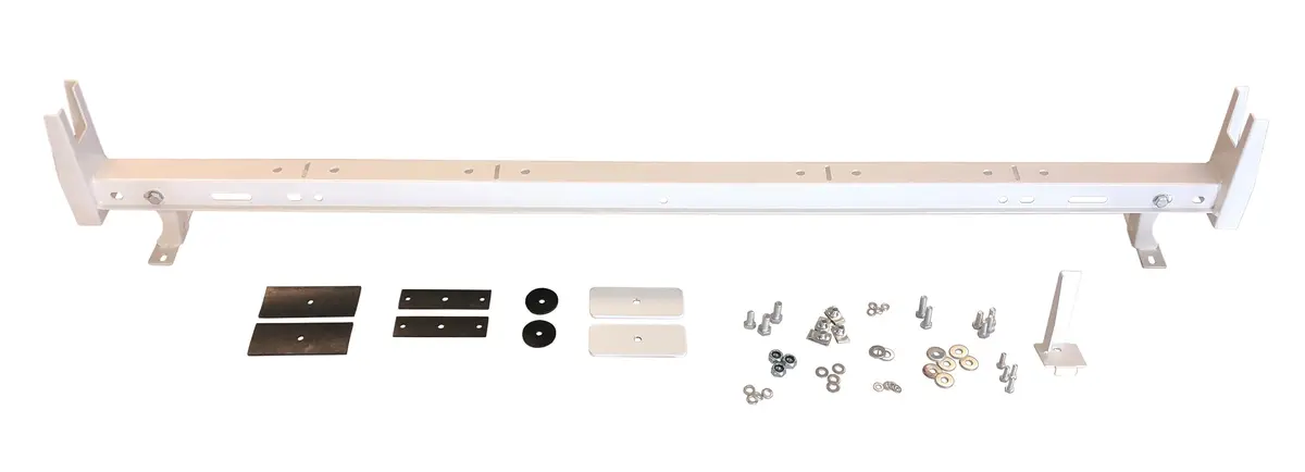 Trail Fx Universal Van Rack Without Gutters Powder Coated White Steel Adds 250 P 1