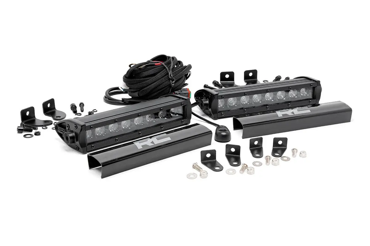 Led Light Kit - Grille Mount - 8" Black Pair - Ford F-250 Super Duty (17-19) 1