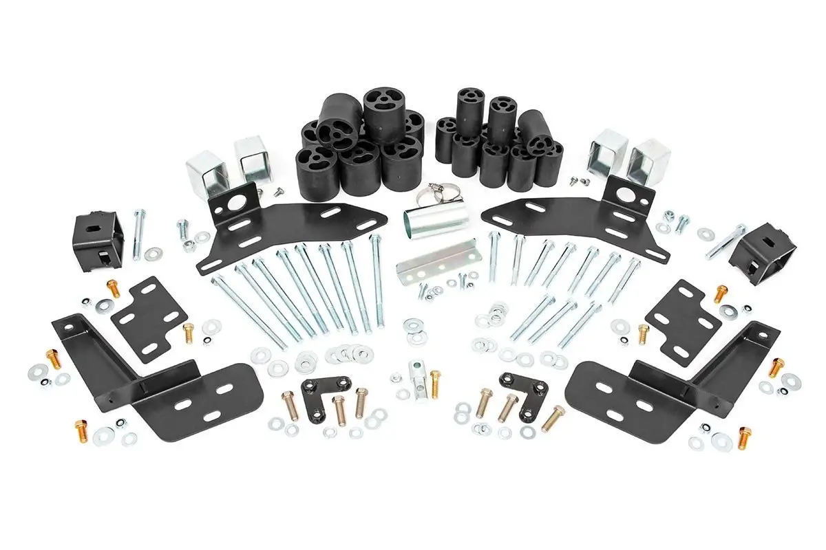 Body Lift W/Bump Brckt - Fr & Rr - 3" - Chevy C1500/K1500 Truck (95-99) 1