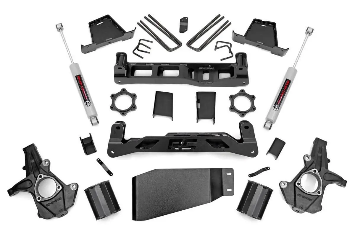 7.5 Inch Lift Kit - Chevy Silverado & Gmc Sierra 1500 4Wd (2007-2013) 1