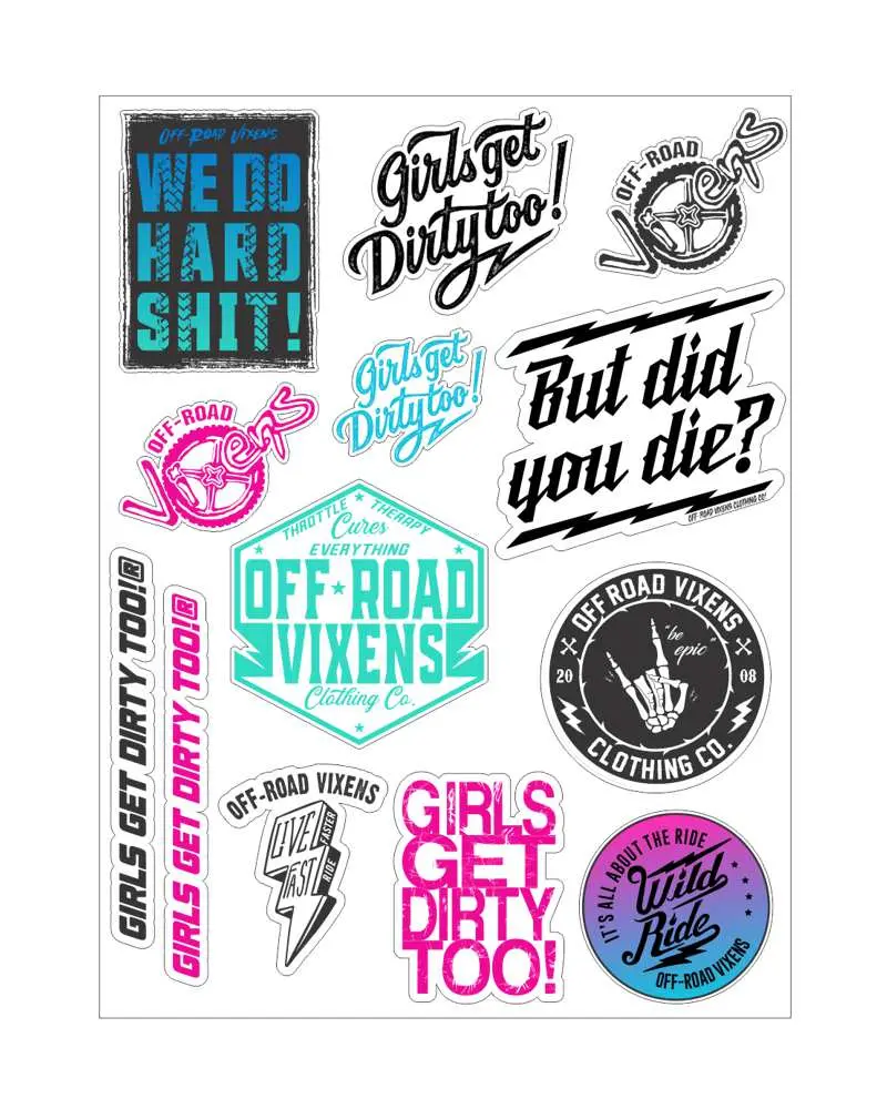 Graffiti Sticker Sheet O/S 1