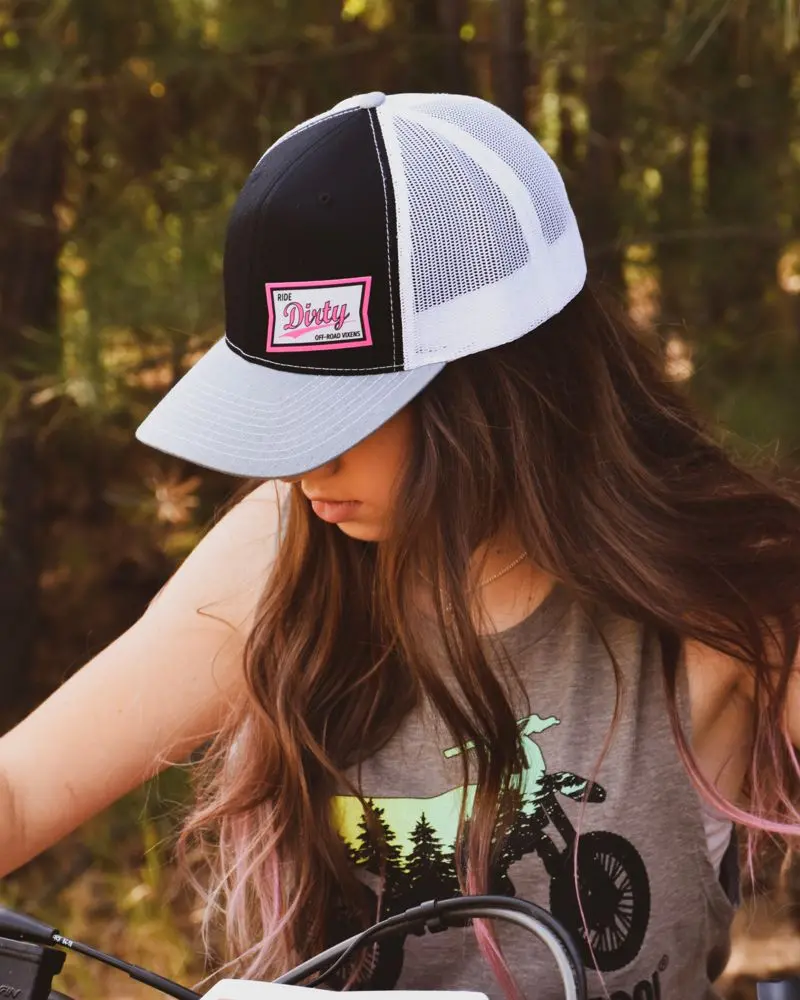 High Life Trucker Hat - Tri Black/White/Gray 1