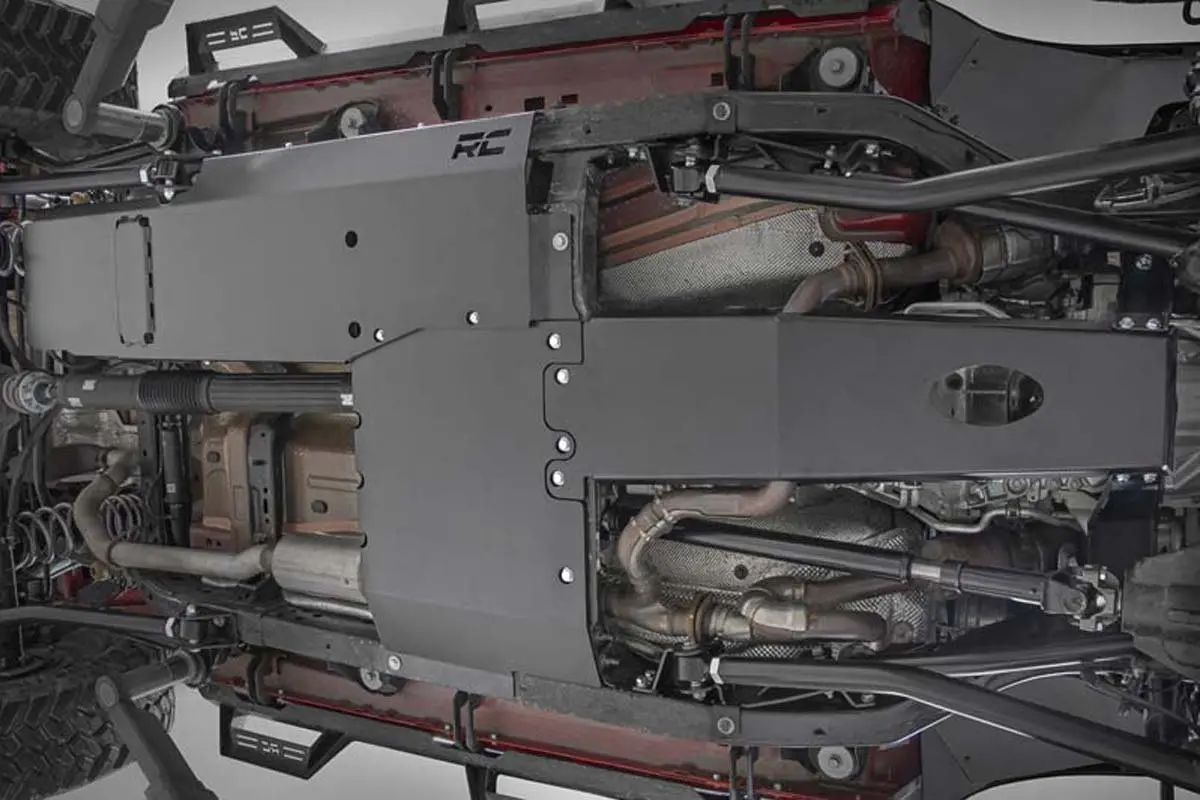 Skid Plate Combo - 3.6L - Engine - T-Case - Jeep Wrangler Unlimited (18-19) 1