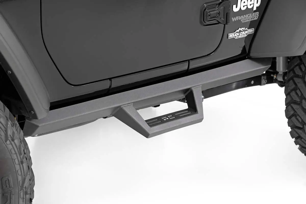 Contoured Drop Steps - 2 Door - Jeep Wrangler Jl 4Wd (2018-2025) 1