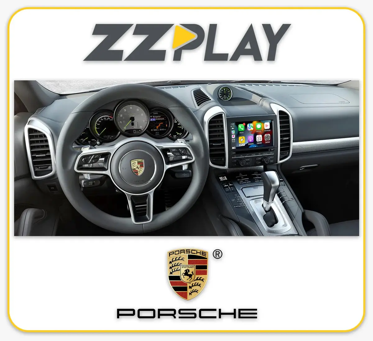 Wireless Carplay/Android Auto Interface (Porsche) Itz-Cdr31-A 1