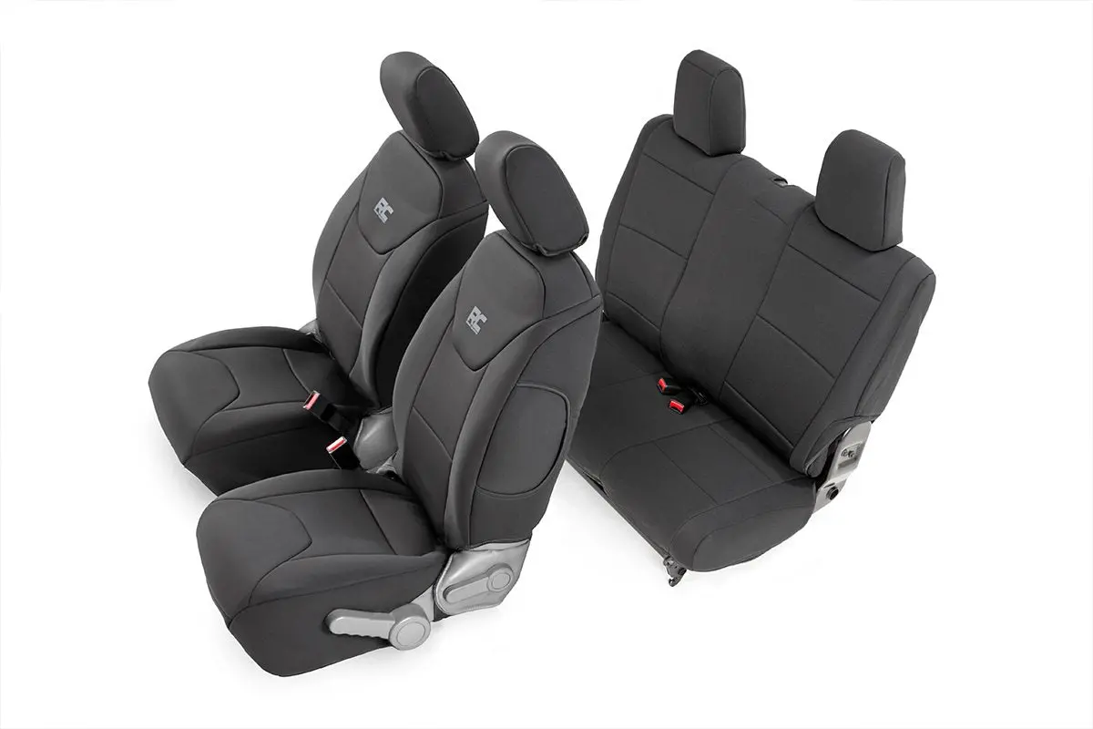 Seat Covers - Front And Rear - Jeep Wrangler Jk 4Wd (2007-2010) 1