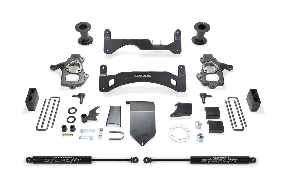 6" Basic Sys G2 W/ Stealth 14-18 Gm C/K1500 P/U W/ Oe Alm Or Stmp Stl Uca. 1