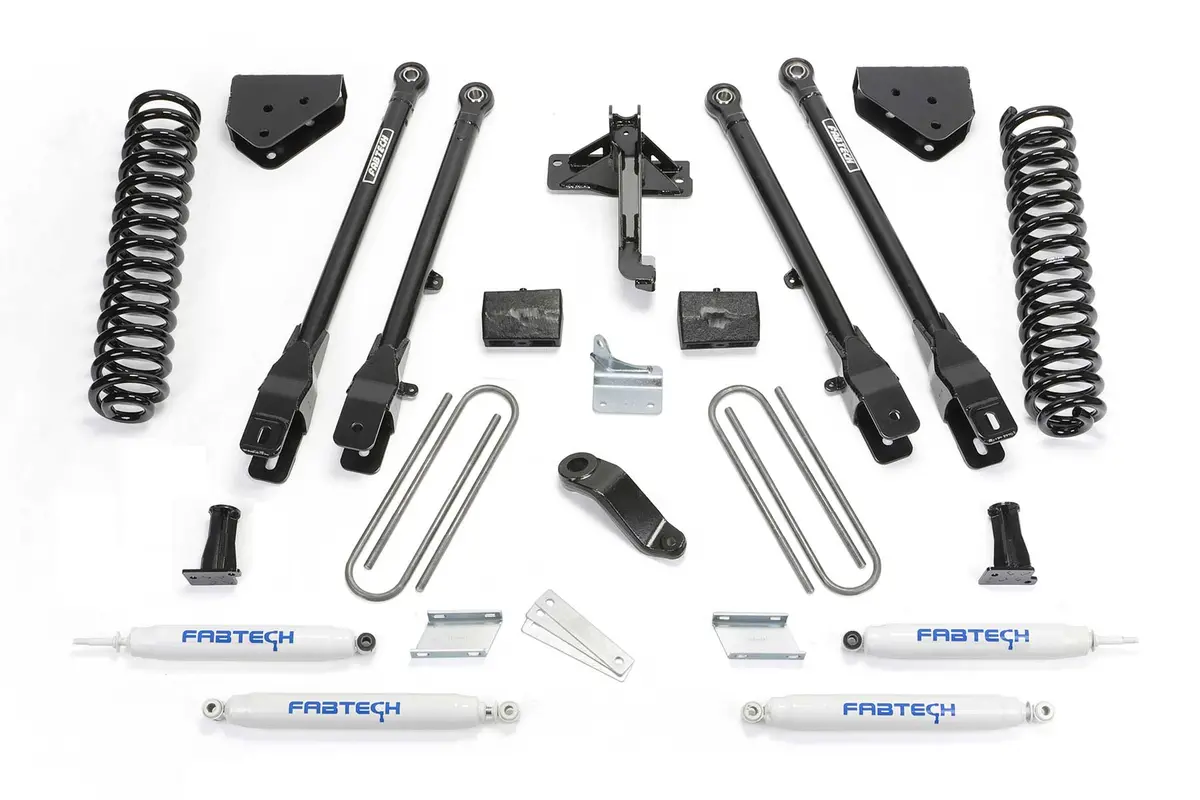 6" 4Link Sys W/Coils & Perf Shks 2008-16 Ford F250 4Wd. 1