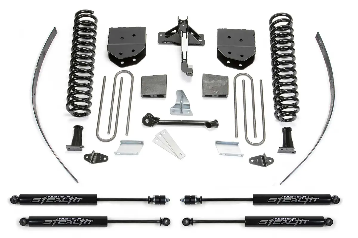 8" Basic Sys W/Stealth 2008-16 Ford F250 4Wd W/Factory Overload. 1