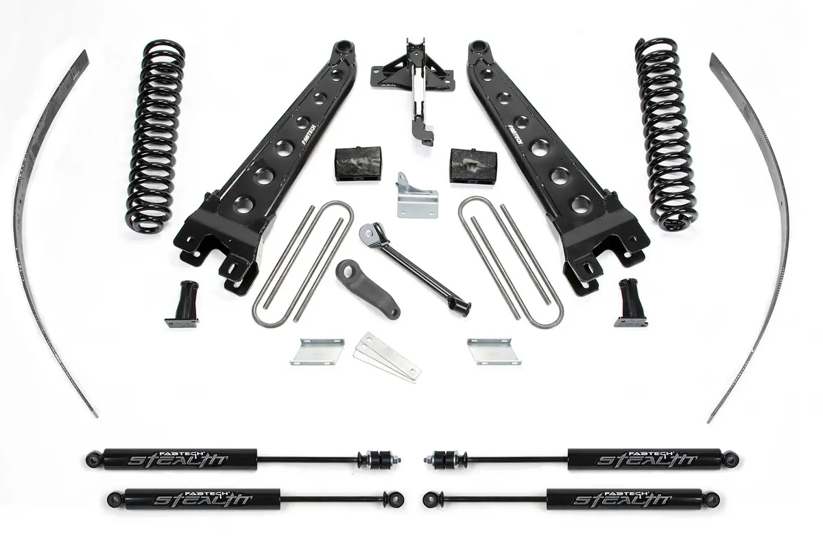8" Rad Arm Sys W/Coils & Stealth 2008-16 Ford F250 4Wd W/Factory Overload. 1