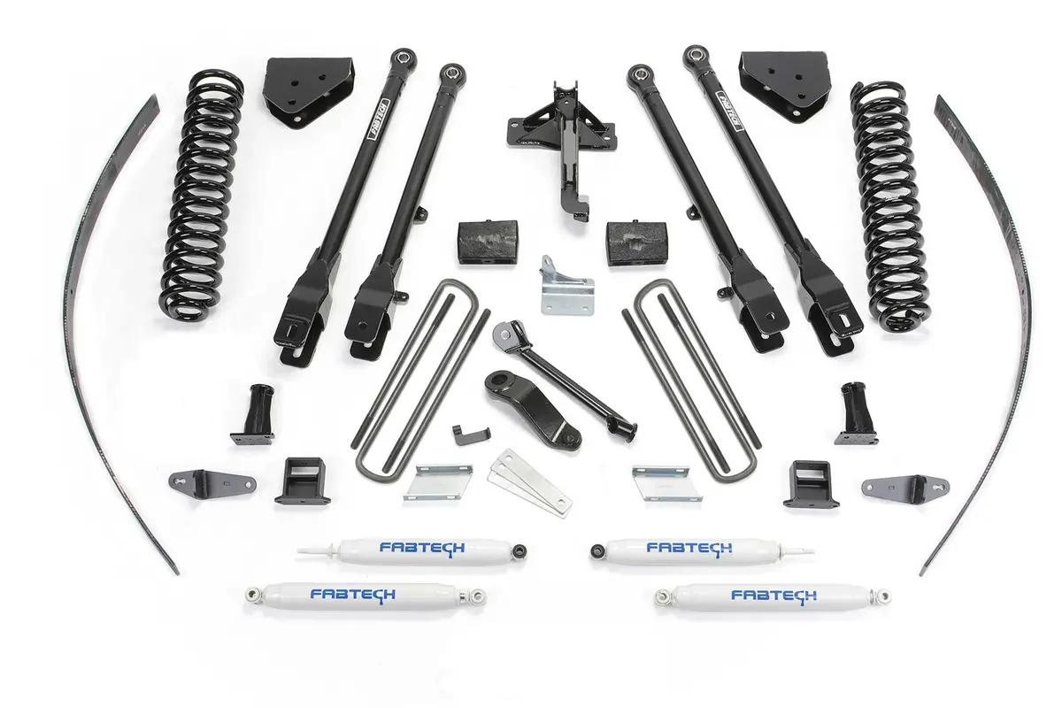 8" 4Link Sys W/Coils & Perf Shks 2008-16 Ford F250 4Wd W/O Factory Overload. 1