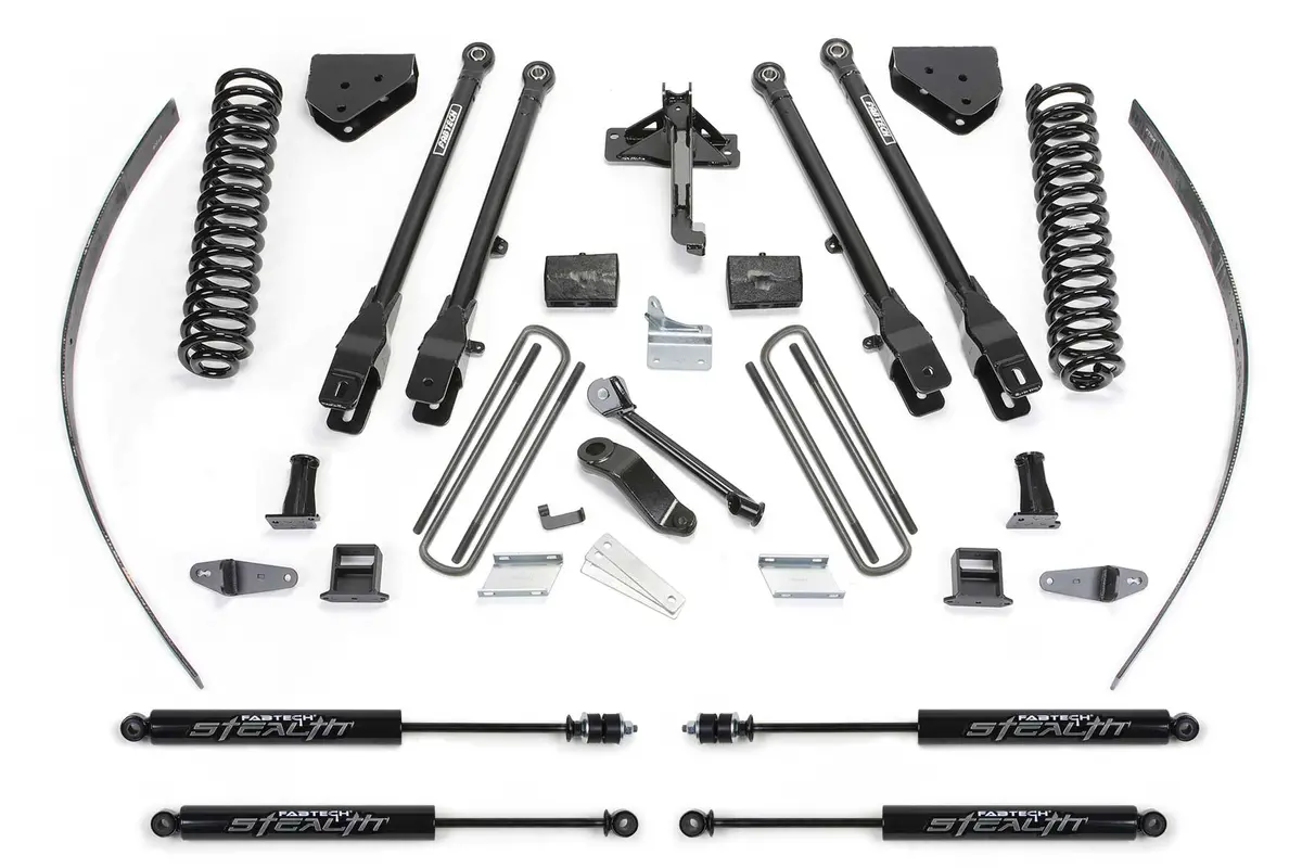 8" 4Link Sys W/Coils & Stealth 2008-16 Ford F250 4Wd W/O Factory Overload. 1