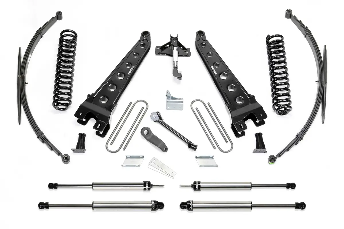 8" Rad Arm Sys W/Coils & Rr Lf Sprngs & Dlss Shks 2008-16 Ford F250/350 4Wd. 1