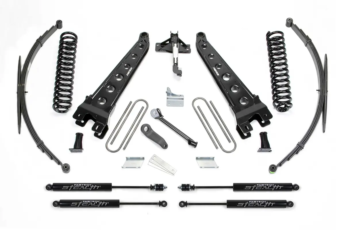 8" Rad Arm Sys W/Coils & Rr Lf Sprngs & Stealth 2008-16 Ford F250/350 4Wd. 1