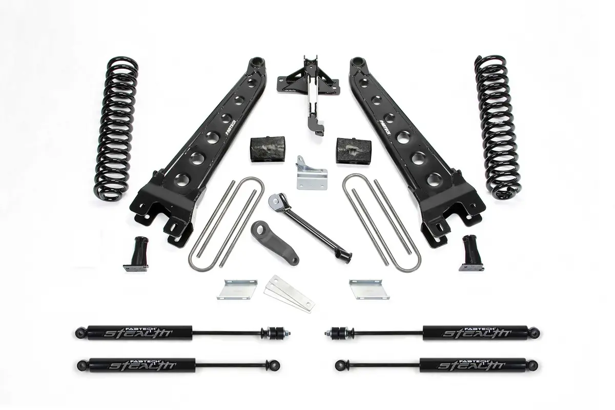 6" Rad Arm Sys W/Coils & Stealth 2008-16 Ford F350/450 4Wd 8 Lug. 1