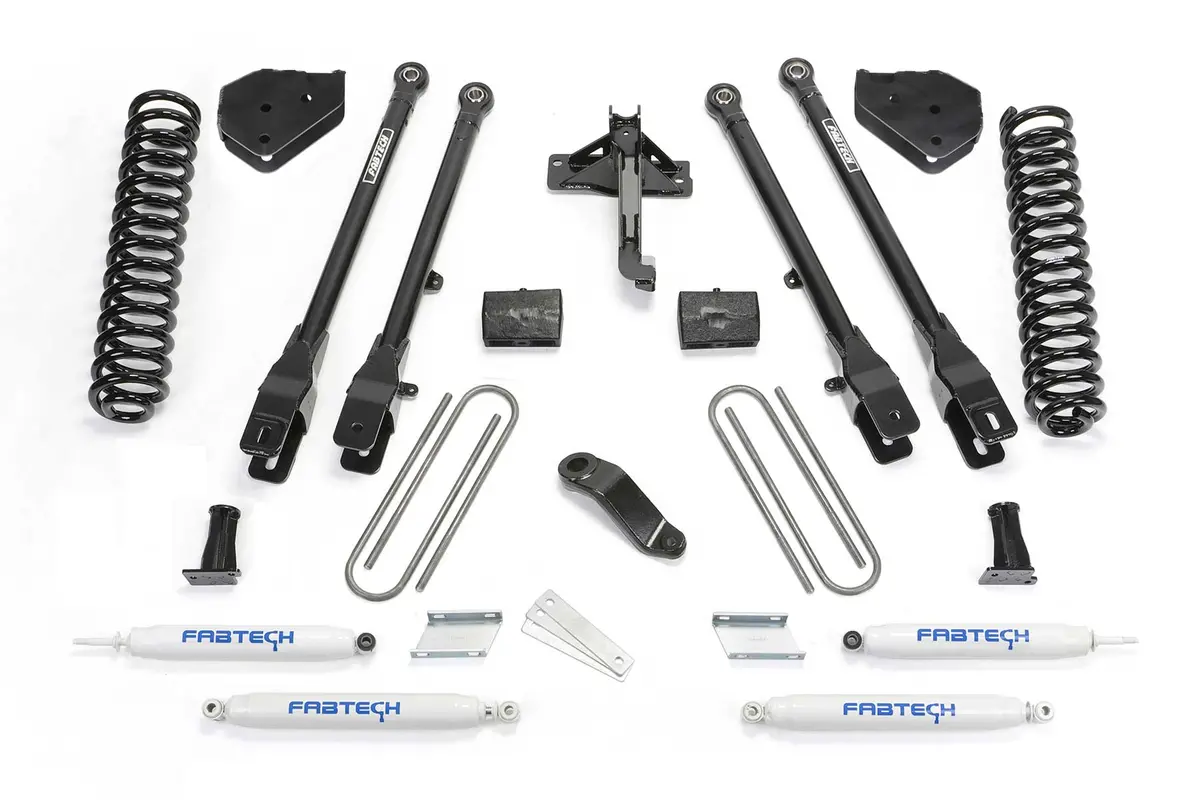 4" 4Link Sys W/Coils & Perf Shks 17-21 Ford F250/F350 4Wd Diesel. 1
