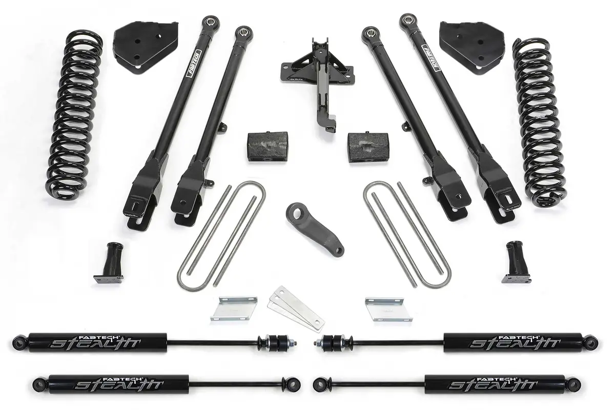 6" 4Link Sys W/Coils & Stealth 17-21 Ford F250/F350 4Wd Diesel. 1