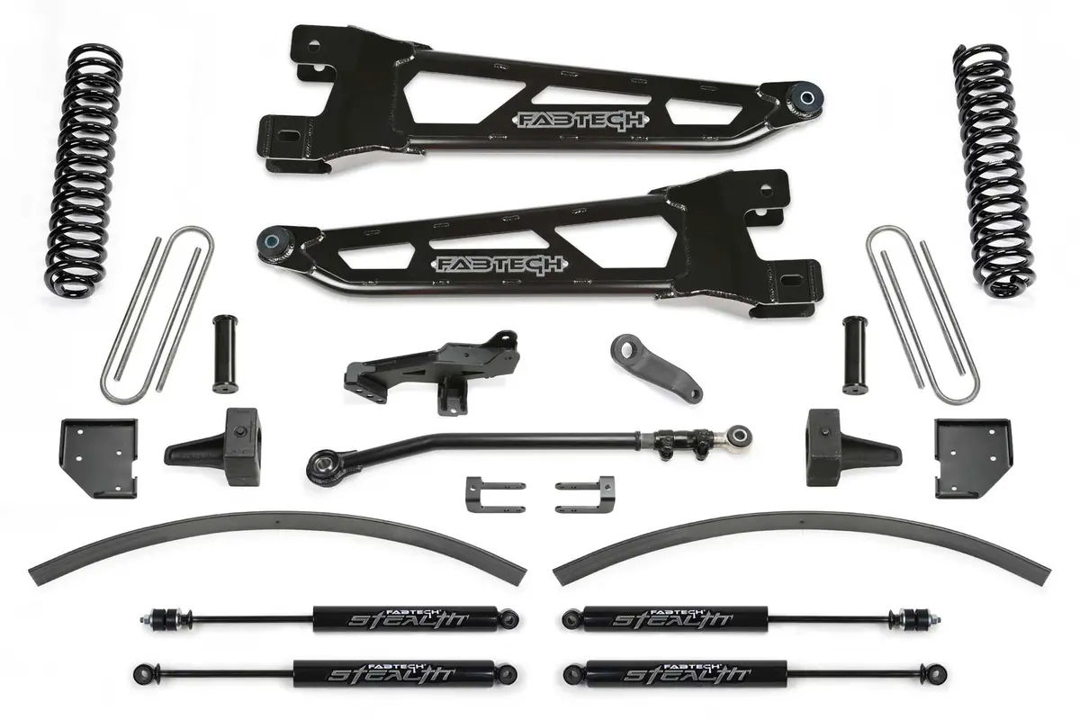 8" Rad Arm Sys W/Coils & Stealth Shks 17-21 Ford F250/ F350 4Wd Diesel. 1