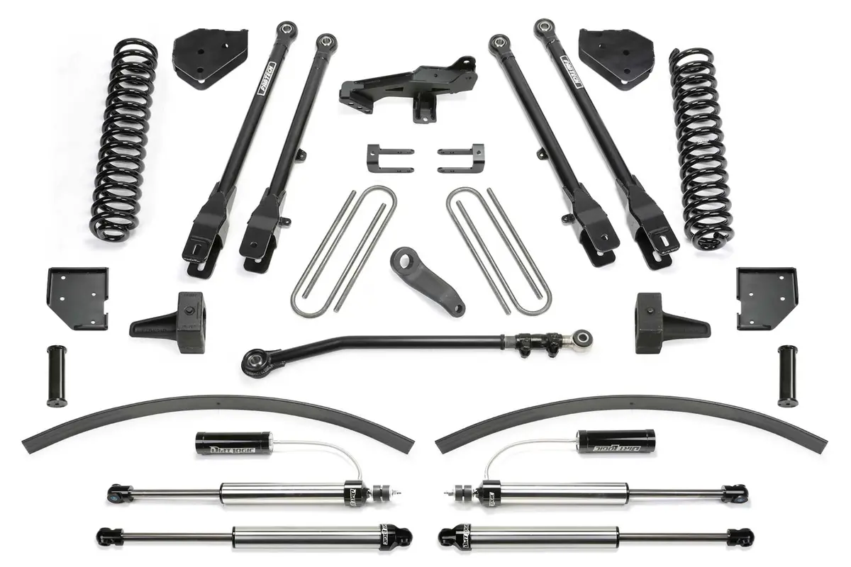8" 4Link Sys W/Coils & Dl Resi Shks 17-21 Ford F250/F350 4Wd Diesel. 1