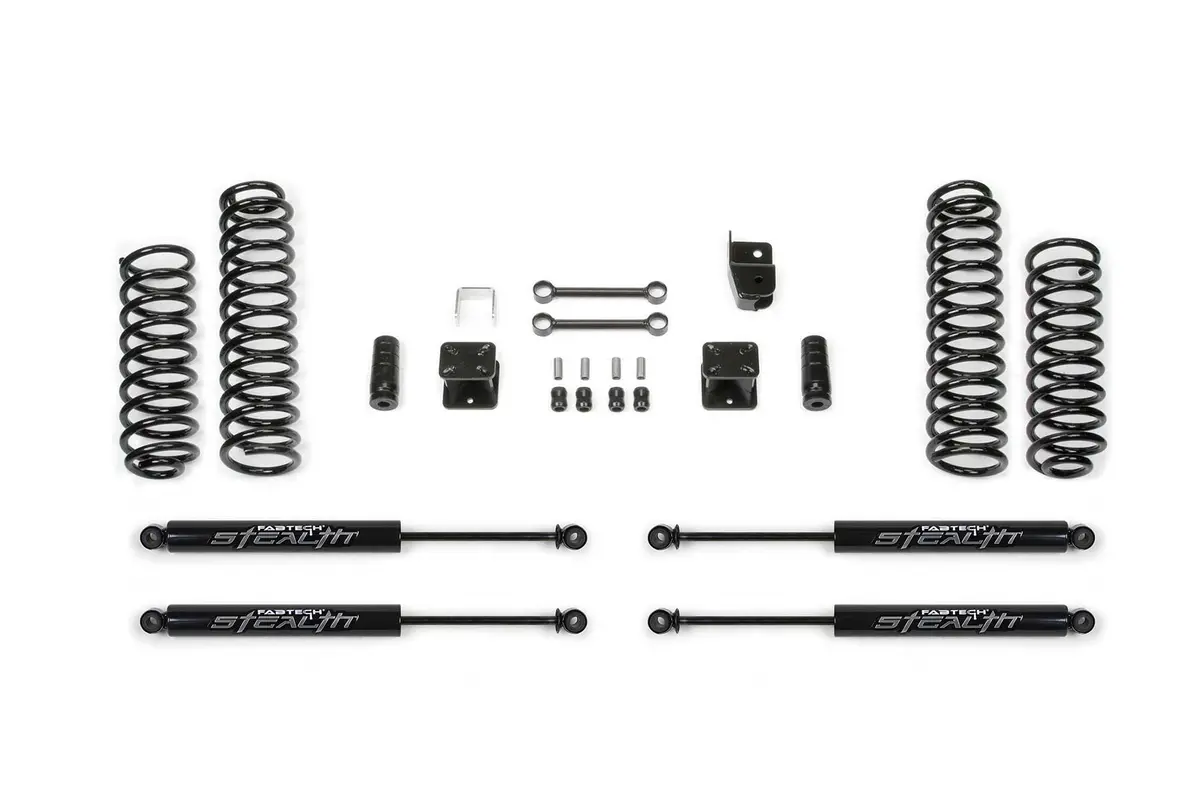 3" Sport System W/ Stealth 2007-18 Jeep Jk 4-Door. 1