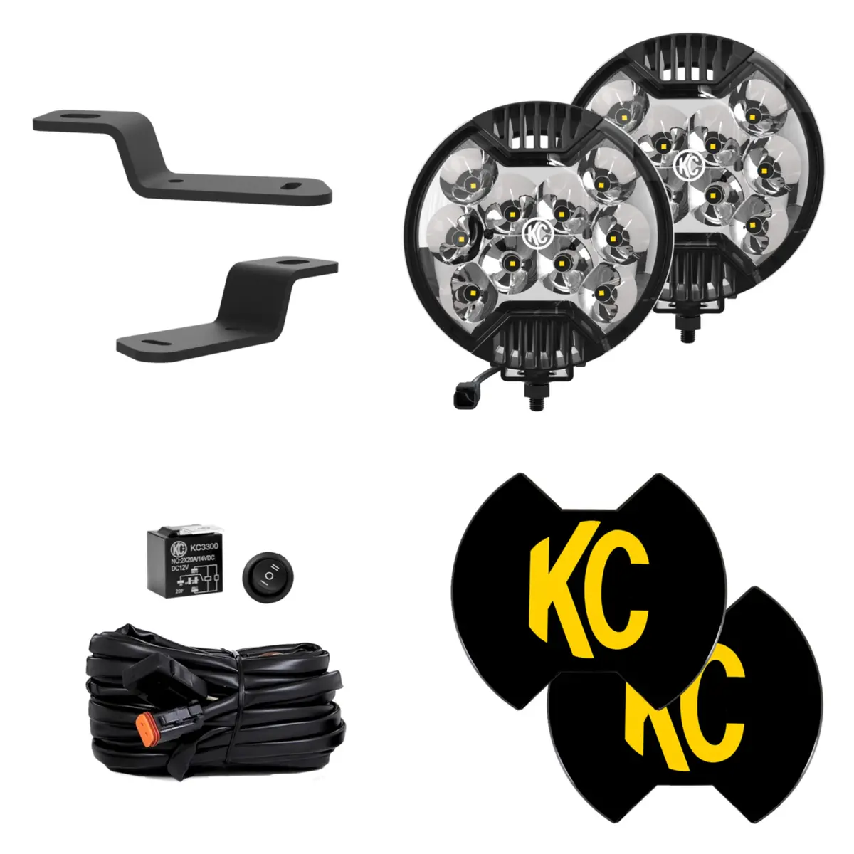 Slimlite Led Ditch Spot 2-Light System 2021+ Ford Bronco 1