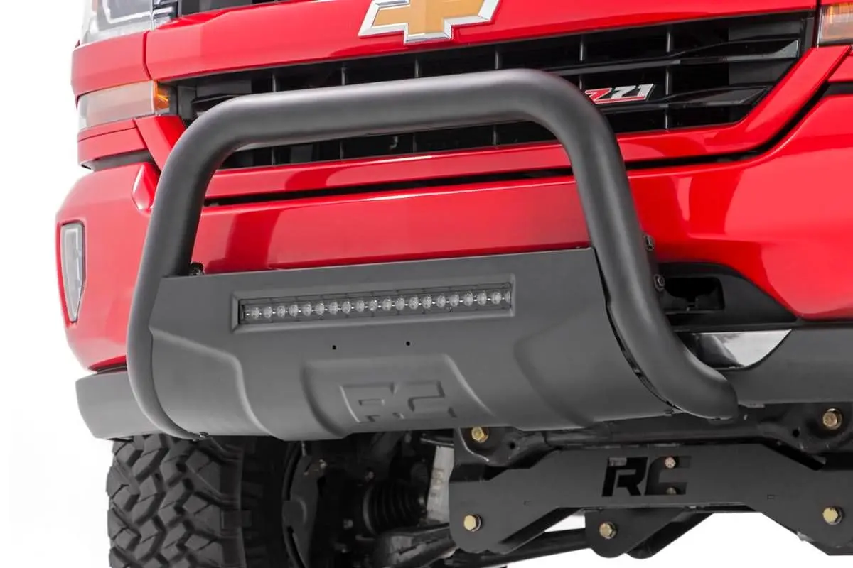 Black Led Bull Bar - Toyota Tacoma 2Wd/4Wd (2005-2015) 1