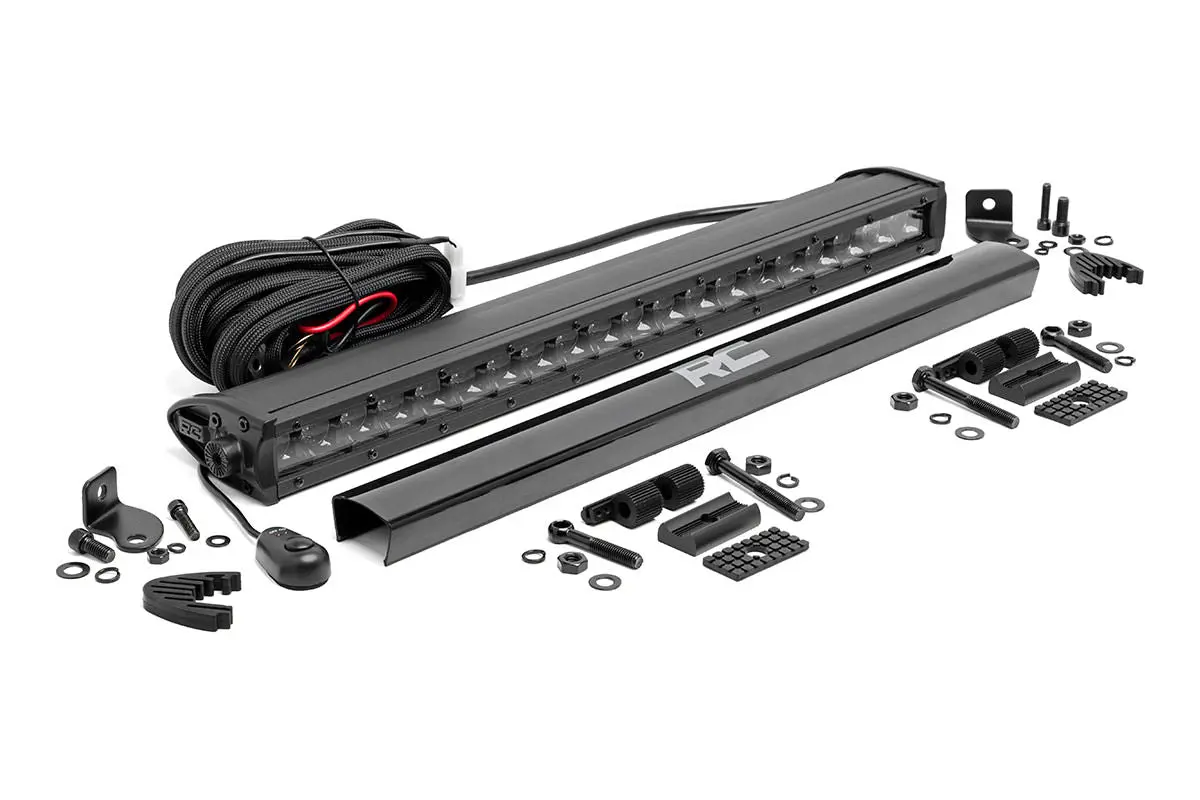 20 Inch Black Series Led Light Bar - Single Row 1