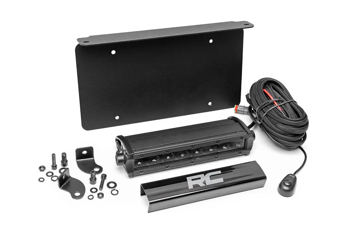Led Light Kit - License Plate Mount - 8" Single Row Black Series 1