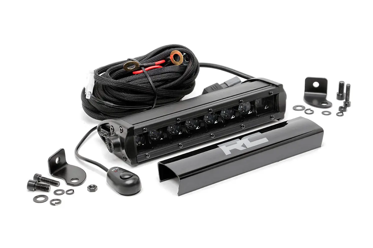 8 Inch Black Series Led Light Bar - Single Row 1